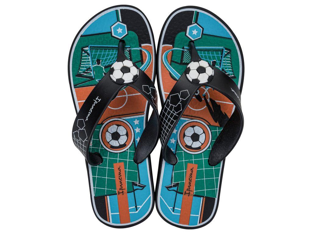 Sandalia Infantil Negro/Verde Sporty Ipanema-0