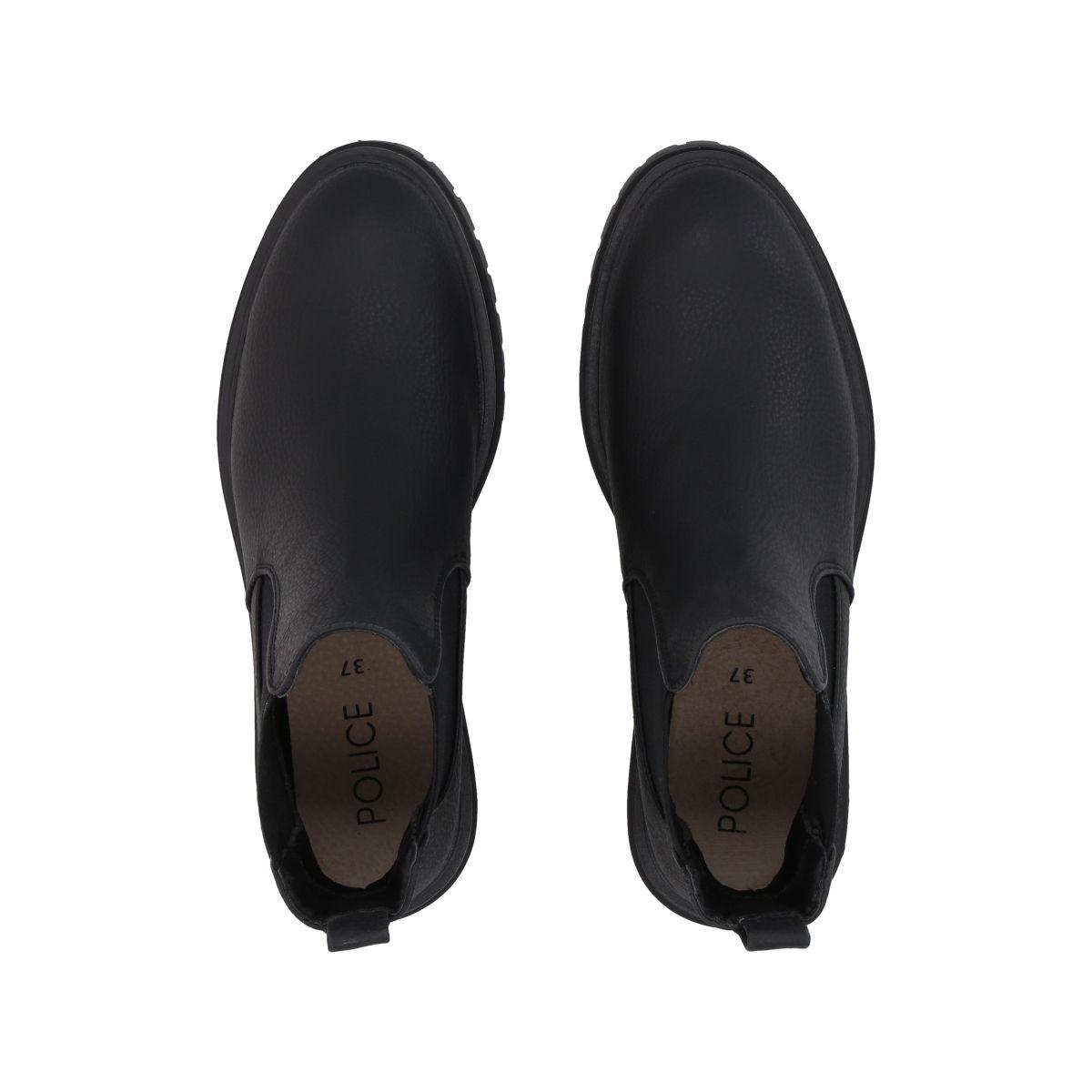 Botin Mujer Negro Urban Police-1