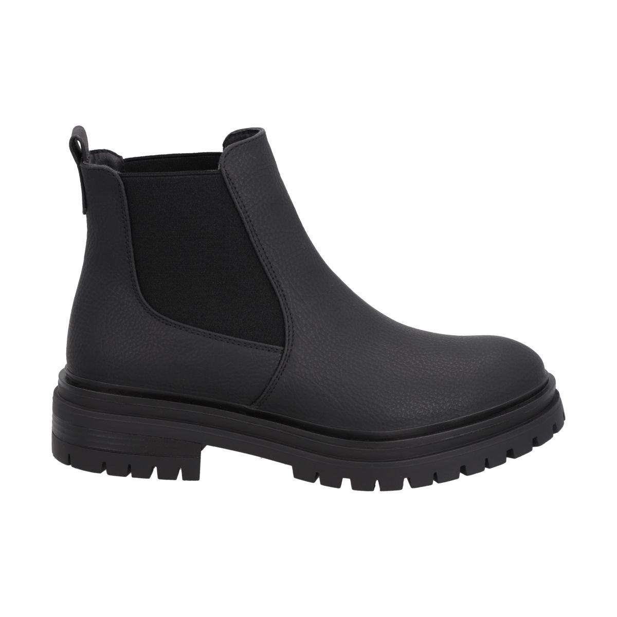 Botin Mujer Negro Urban Police-0
