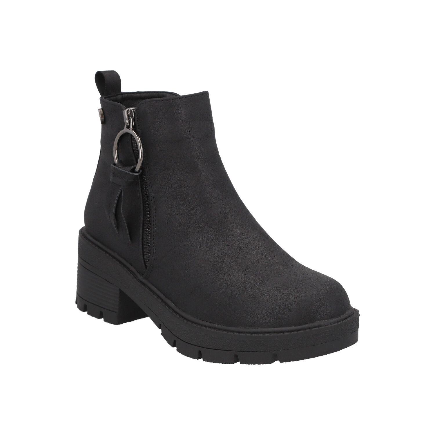 Botin Mujer Negro Ester Detogni-2
