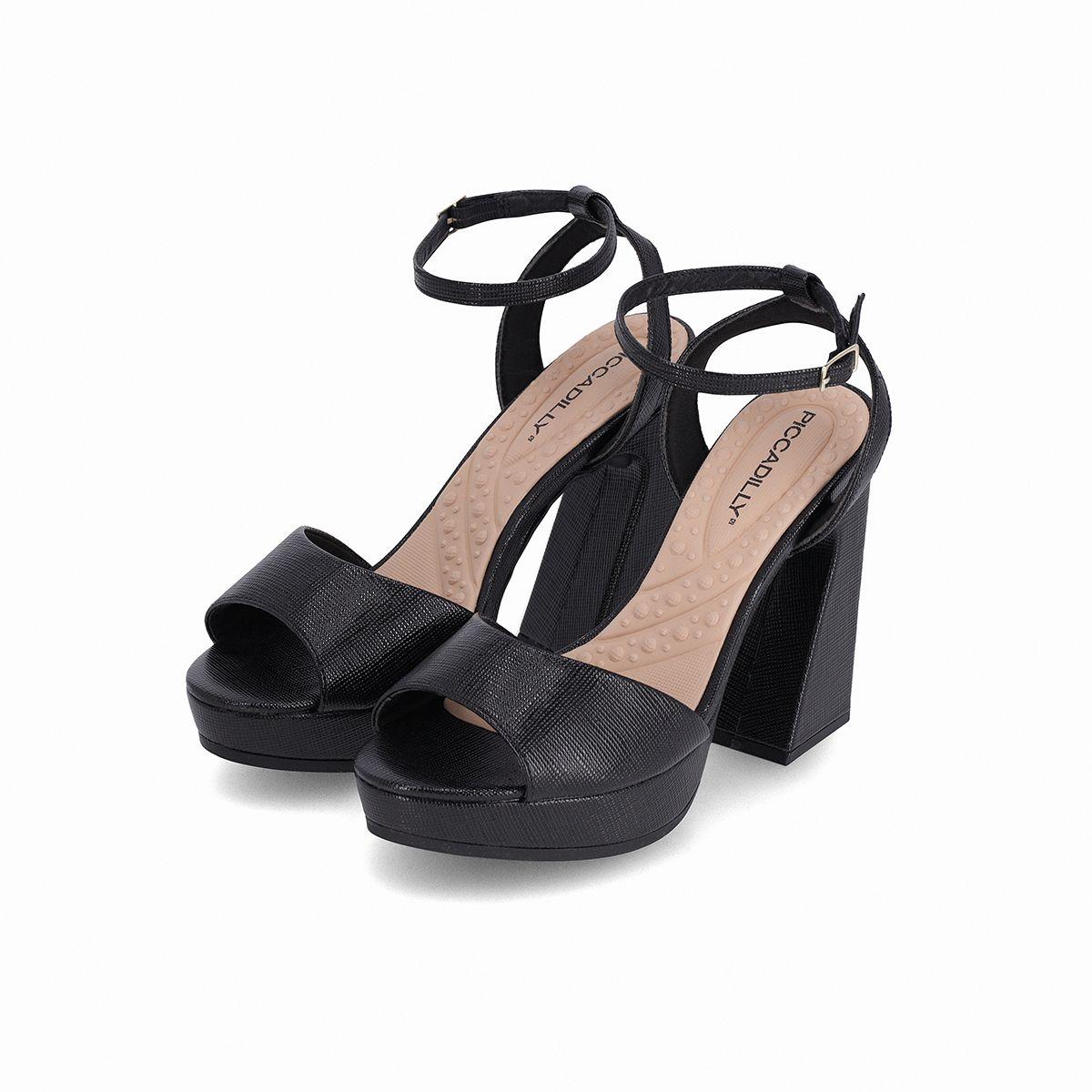 Sandalia Mujer Negro Cristine Piccadilly-0