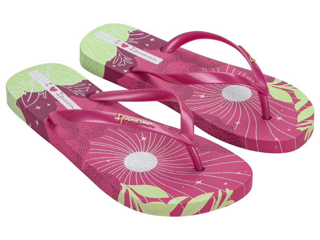 Sandalia Mujer Fucsia/Verde Love Shine Ipanema-1