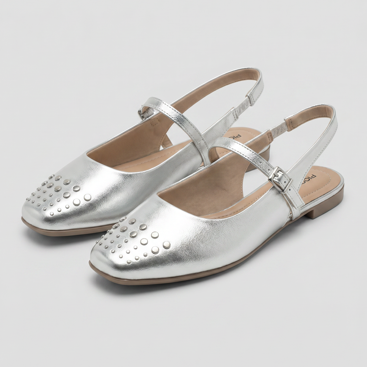 Ballerina Mujer Plata Vanessa 87 Piccadilly-2