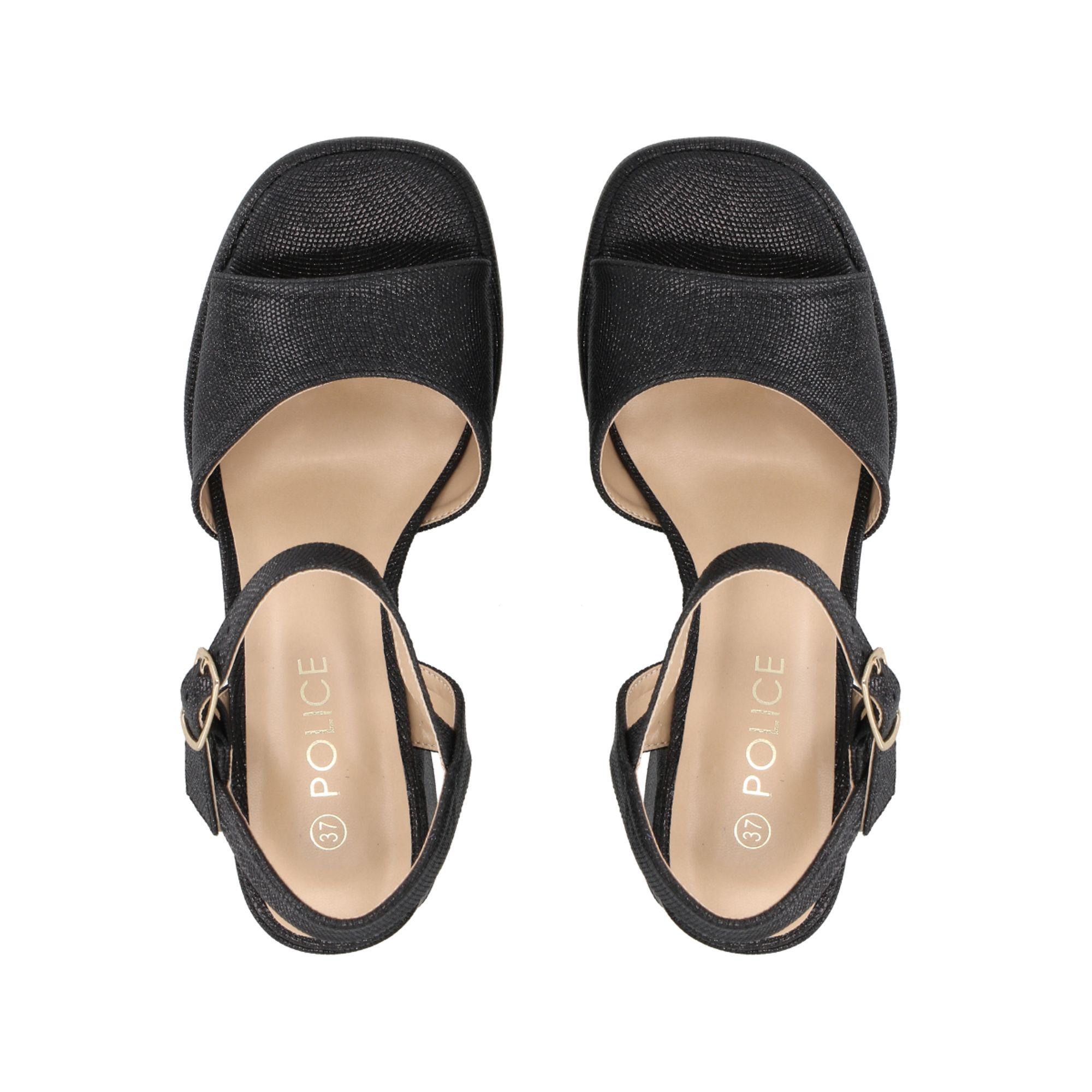 Sandalia Mujer Negro Lissa Police-1