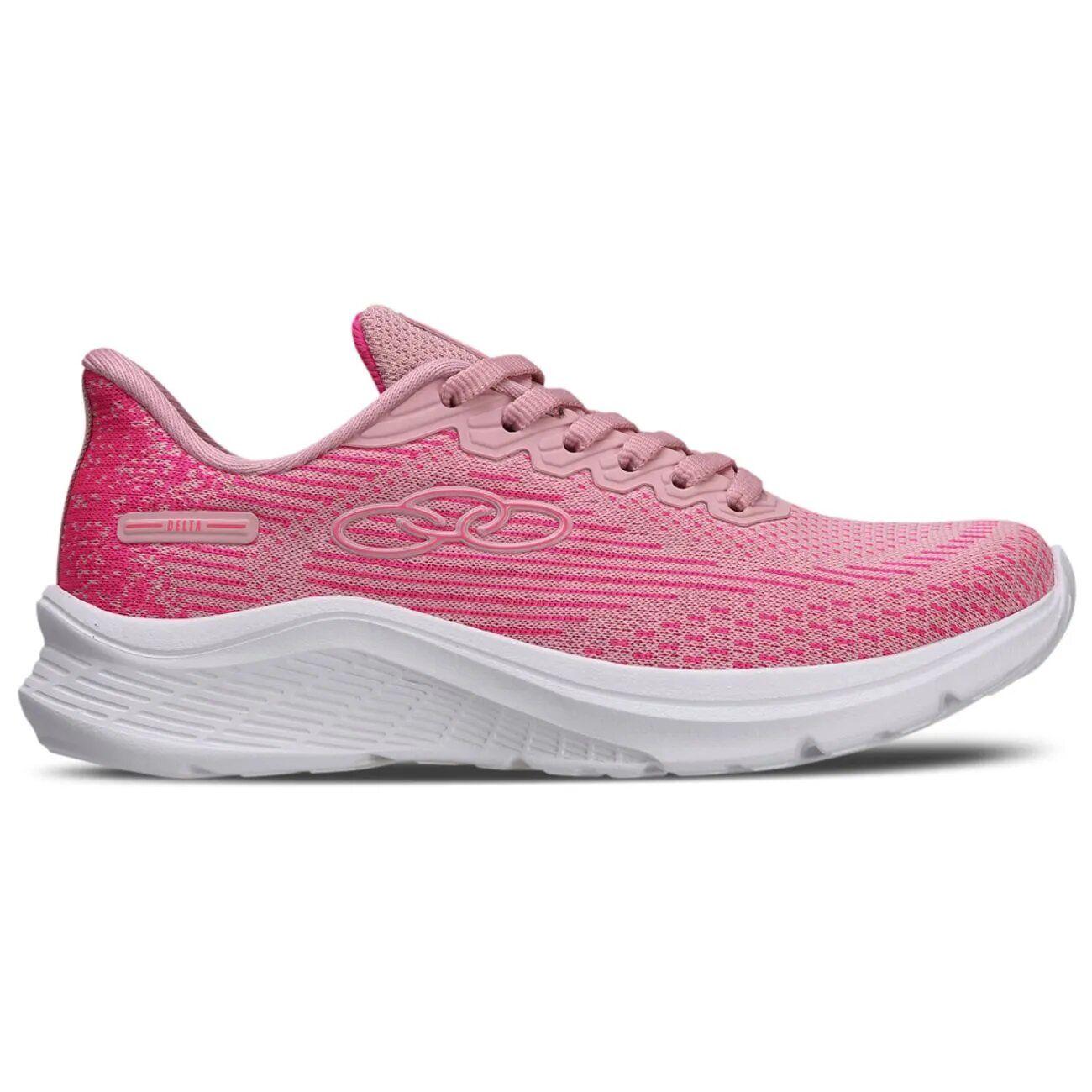 Zapatilla Adolescente Delta Rosado Olympikus-0