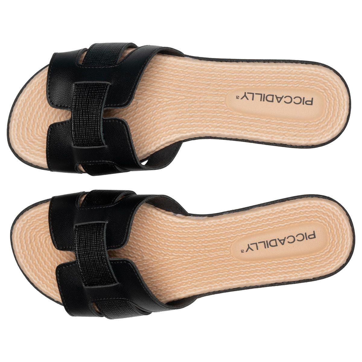 Sandalia Mujer Negro/Natural Adla Piccadilly-2