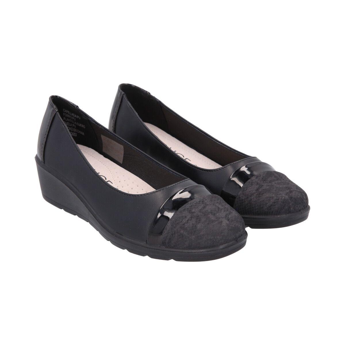 Zapato Mujer Negro Lipa Police-3