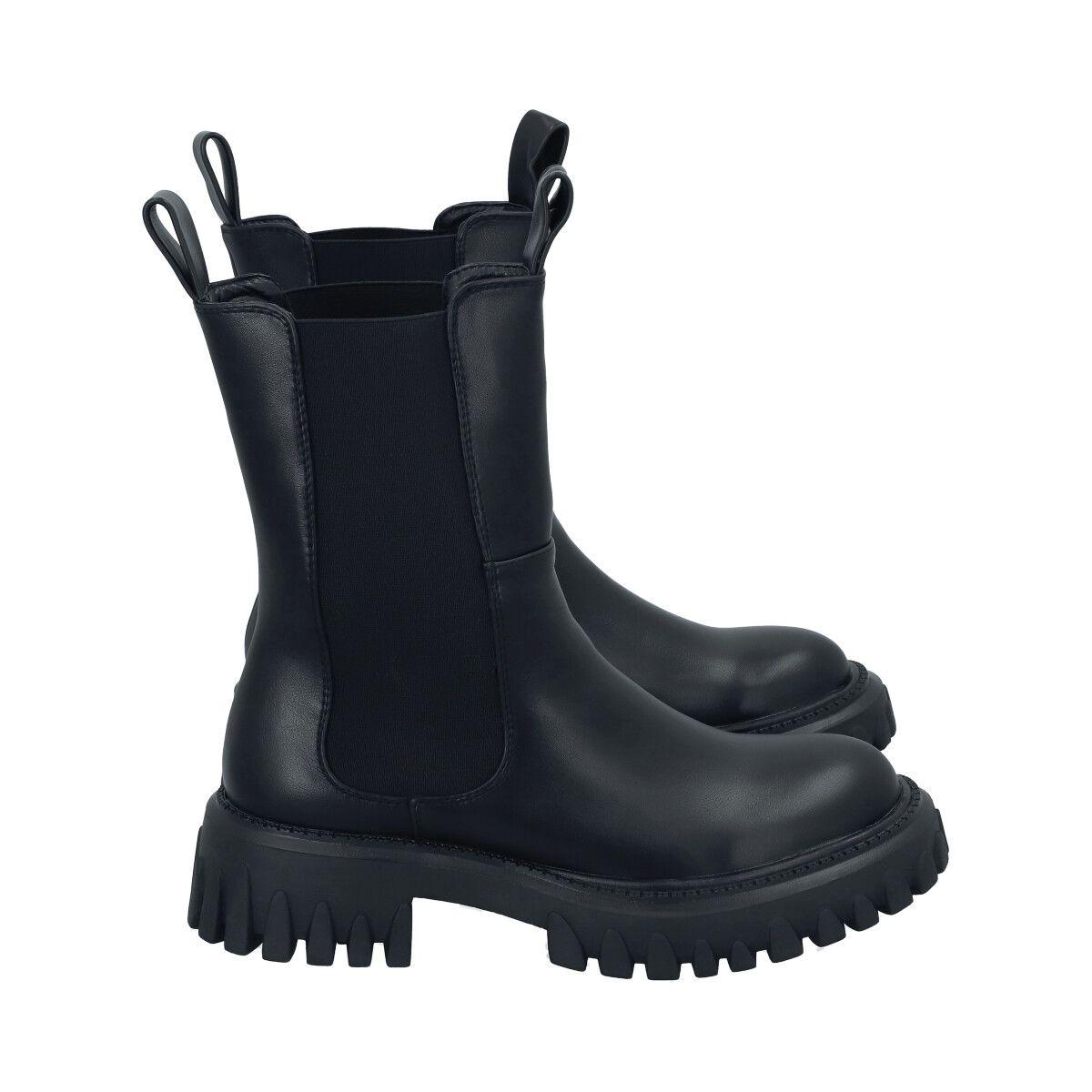 Botin Mujer Negro Eloisa Police-0