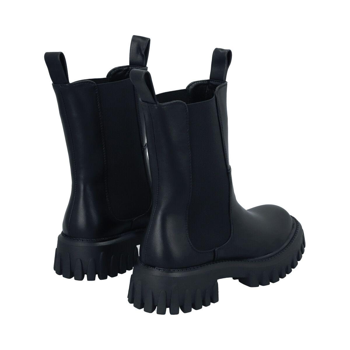 Botin Mujer Negro Eloisa Police-1