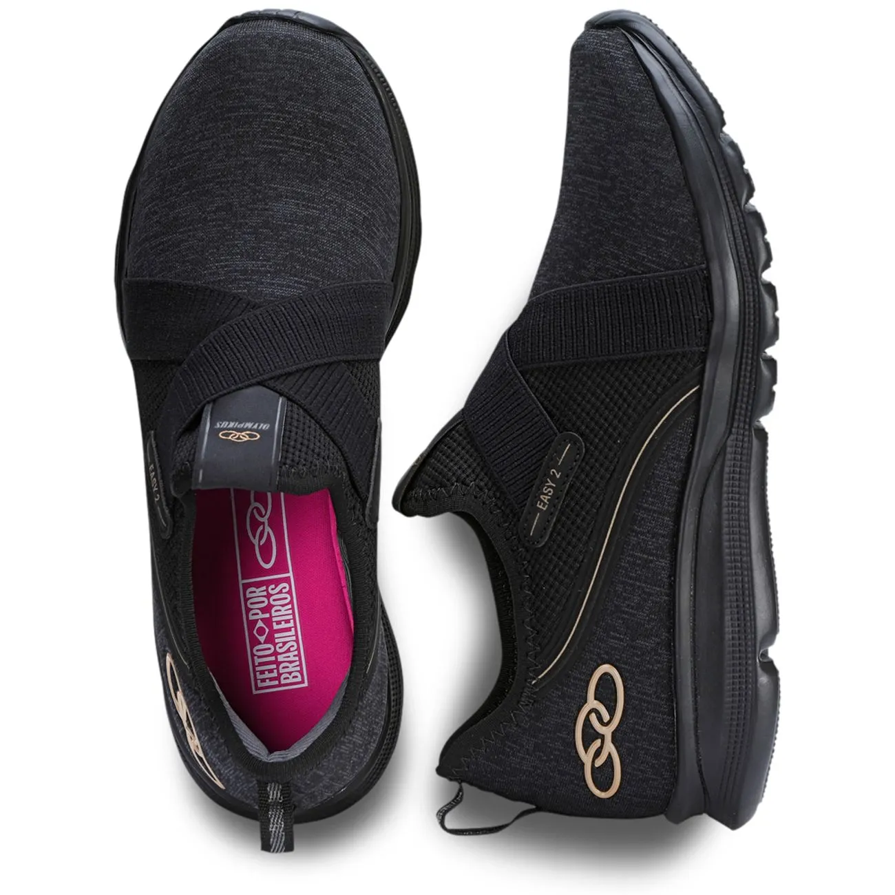 Zapatilla Mujer Easy 2 Negro-2
