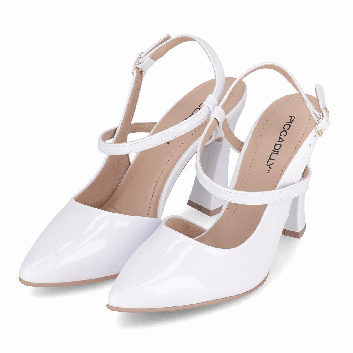Zapato Mujer Blanco/Charol Silvana 173 Piccadilly-2