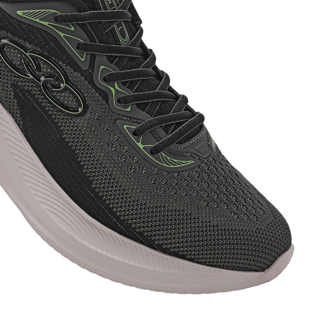 Zapatilla Hombre Nivel Gris/Verde-7