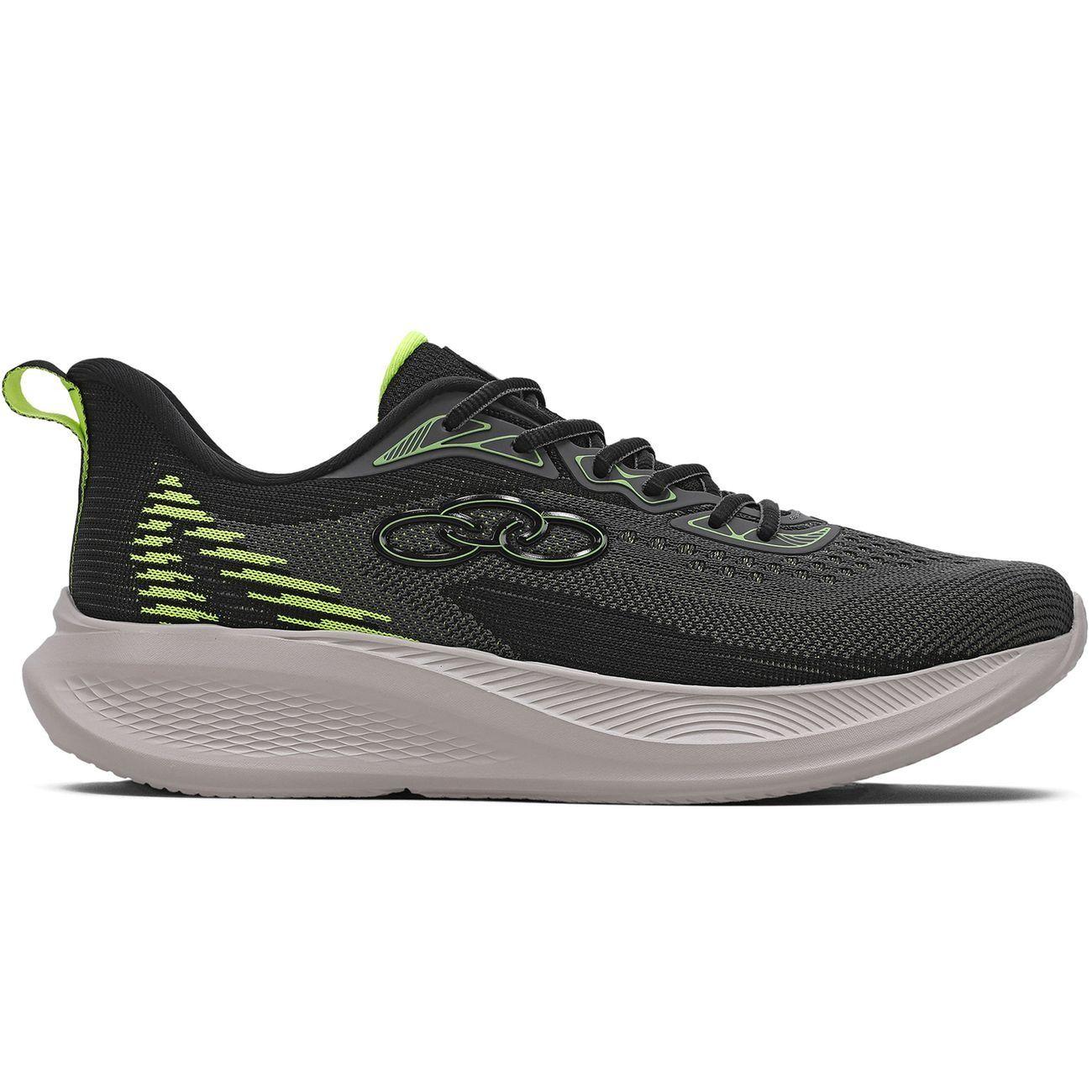 Zapatilla Hombre Nivel Gris/Verde-0