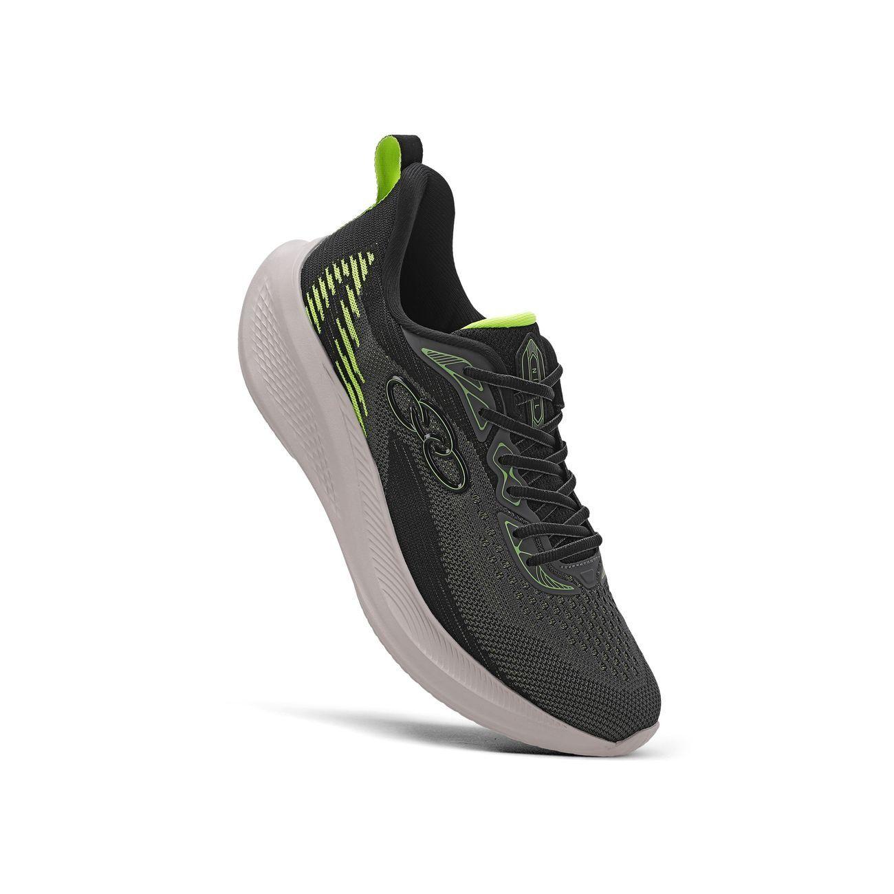 Zapatilla Hombre Nivel Gris/Verde-1