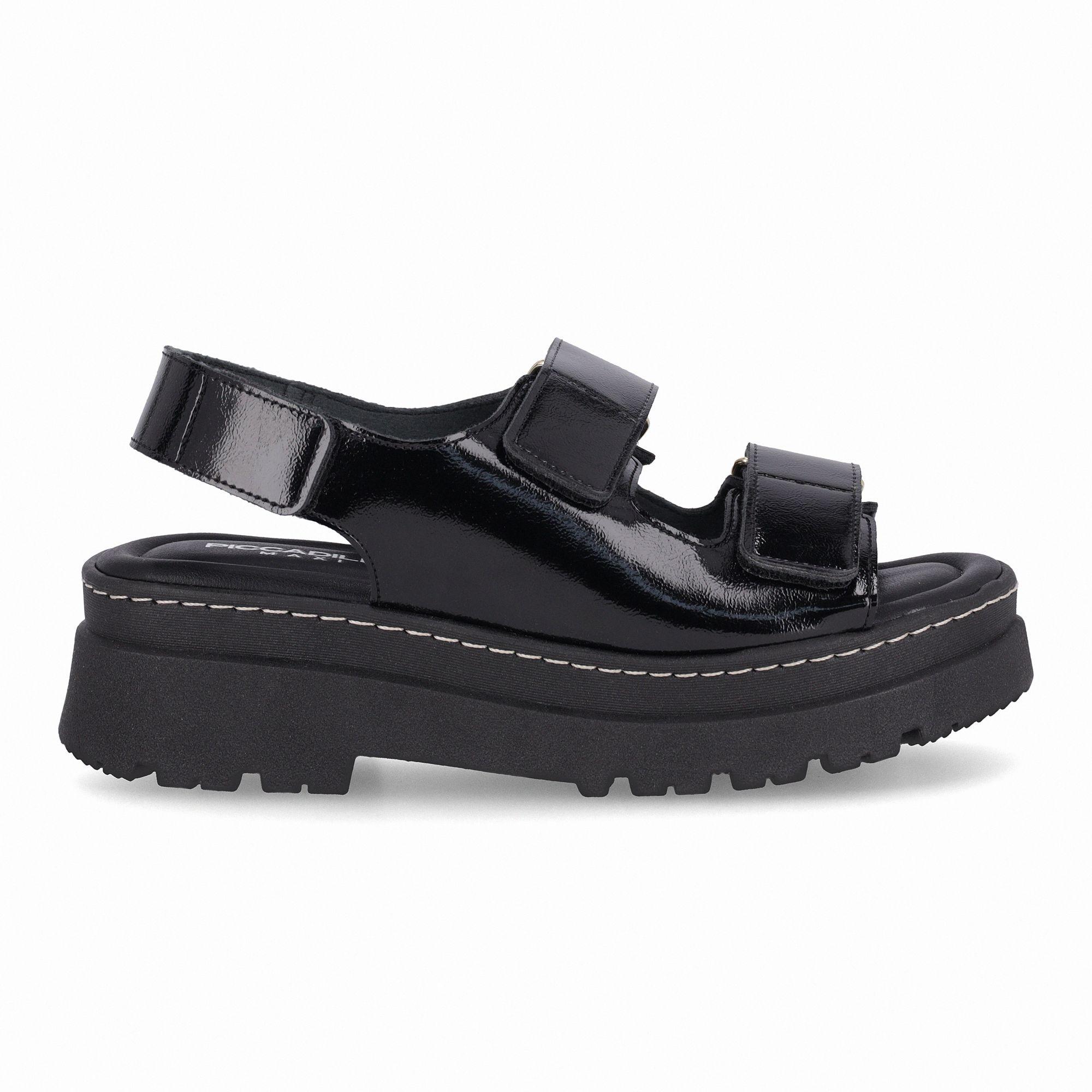 Sandalia Mujer Negro Nathalia Piccadilly-0