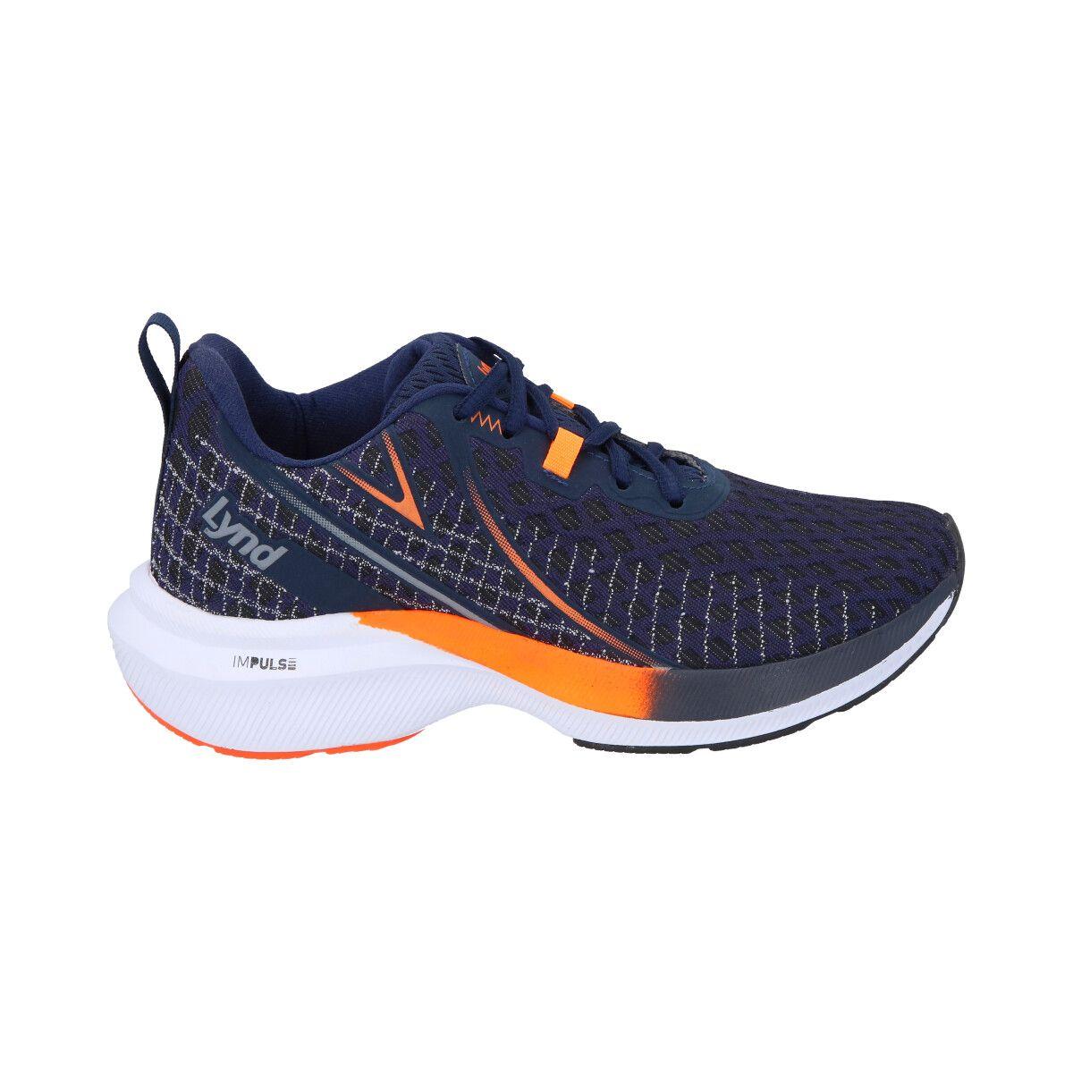 Zapatilla Mujer Grid Naranja Lynd-3