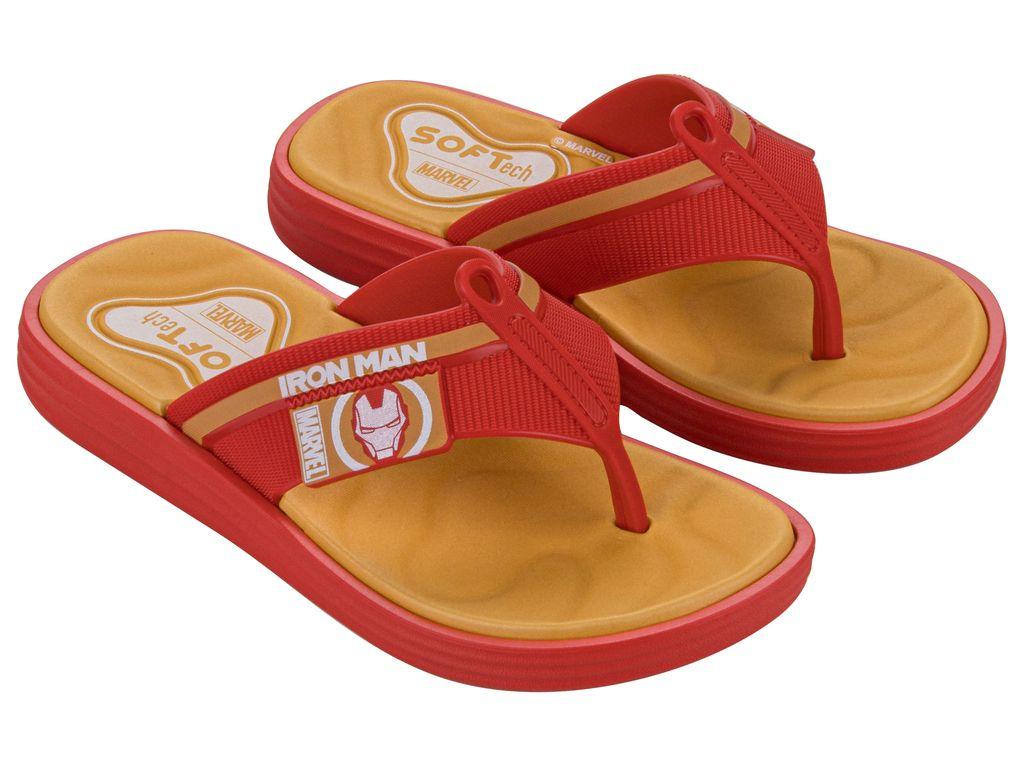 Sandalia Infantil Rojo/Amarillo Marvel Ipanema-1