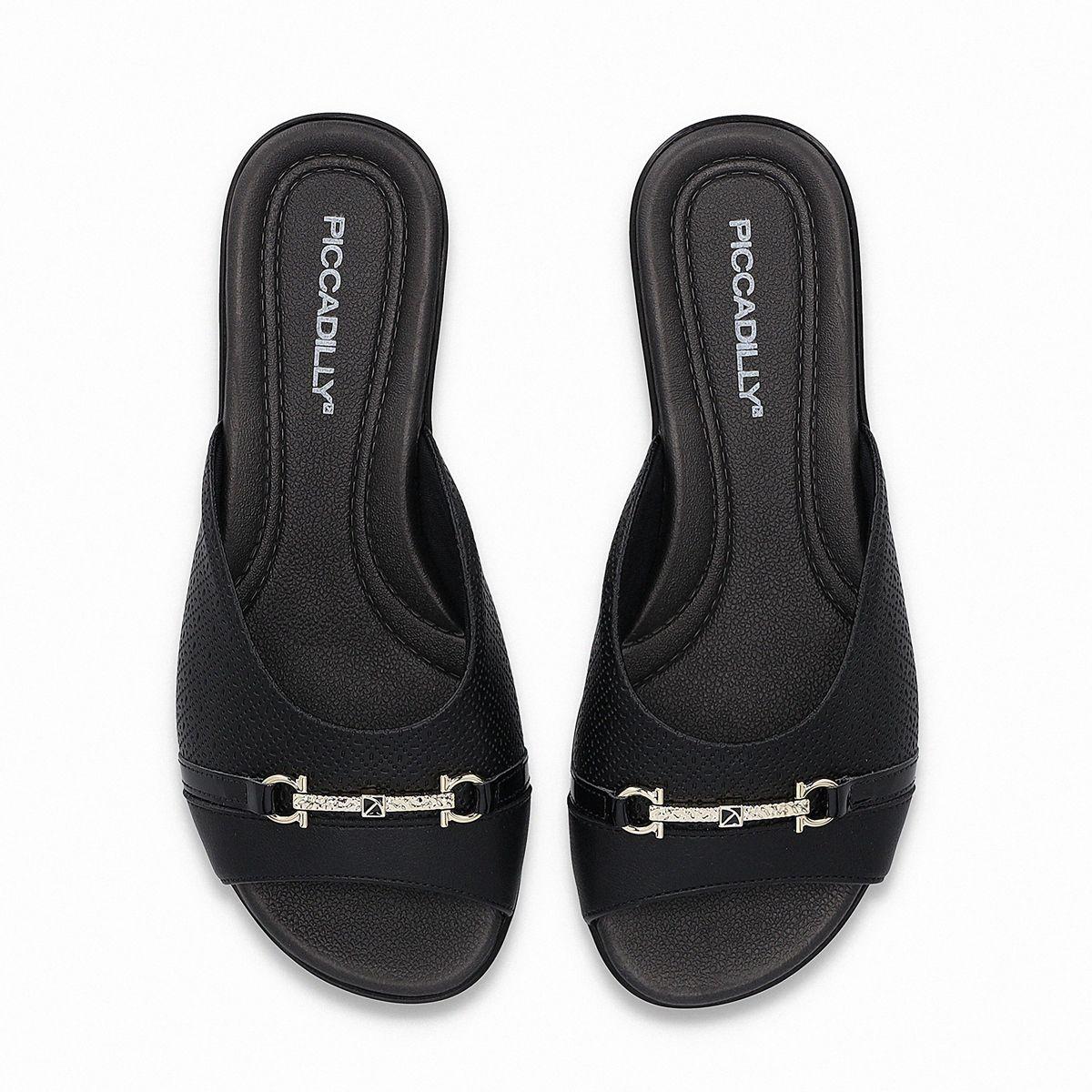 Sandalia Mujer Negro/Dorado Camila 905 Piccadilly-1
