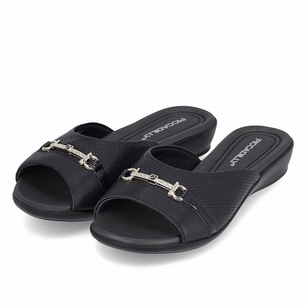 Sandalia Mujer Negro/Dorado Camila 905 Piccadilly-2