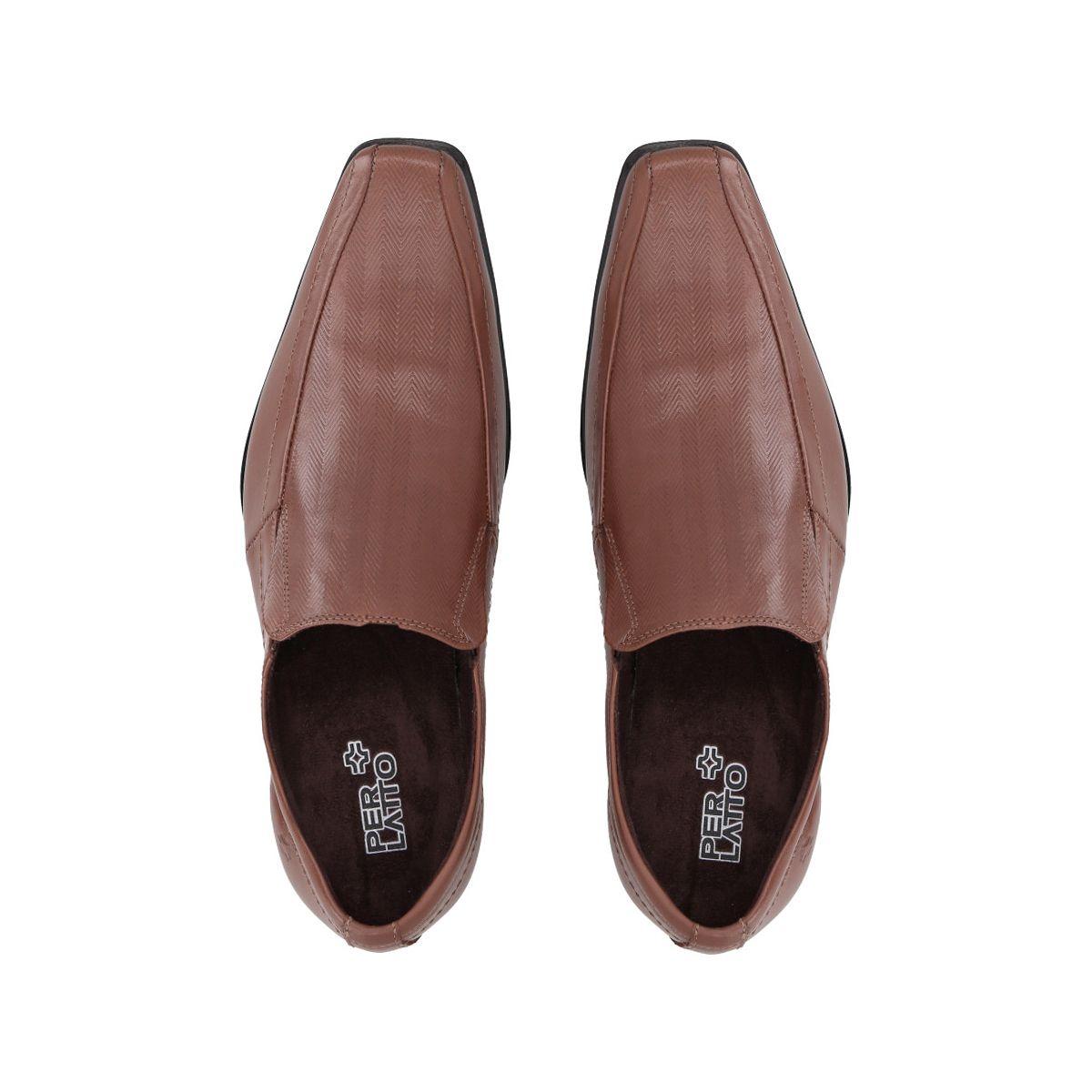 Zapato Formal Hombre Cuero 540 Marrón Perlatto-3