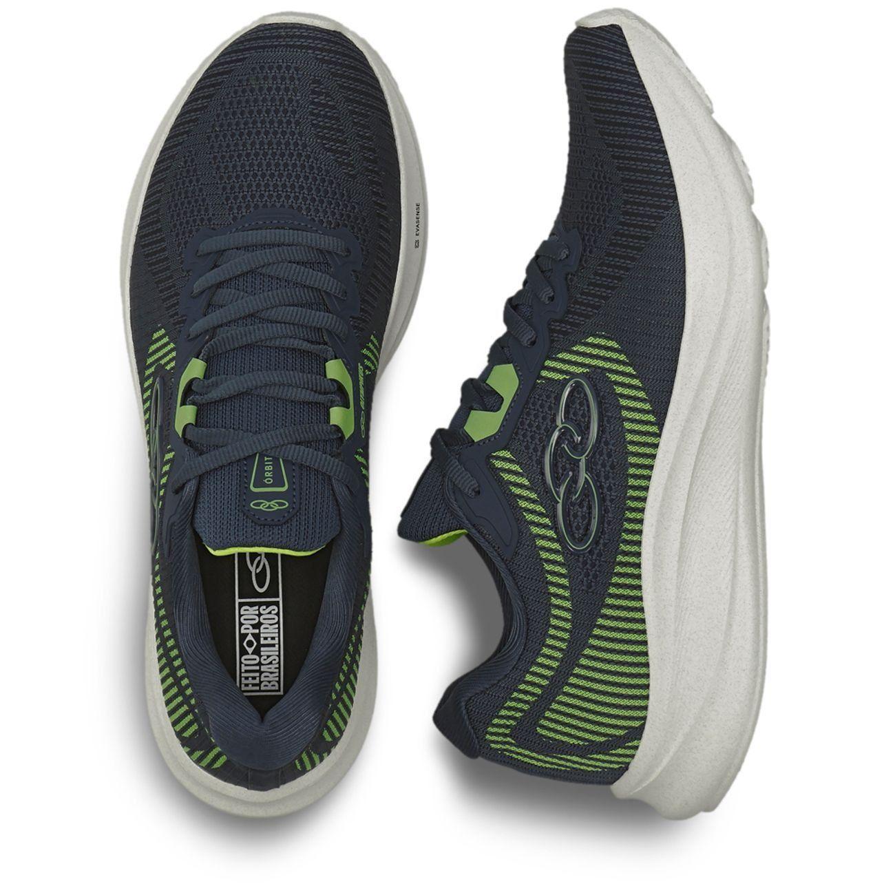 Zapatilla Hombre Orbita Negro/Verde-2