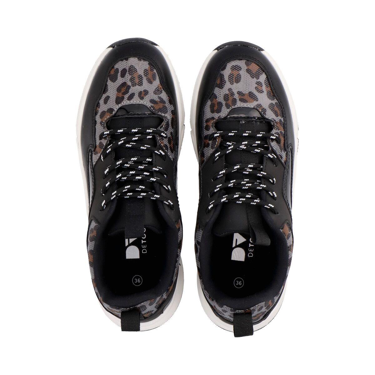 Zapatilla Mujer Negro Sonia Detogni-3