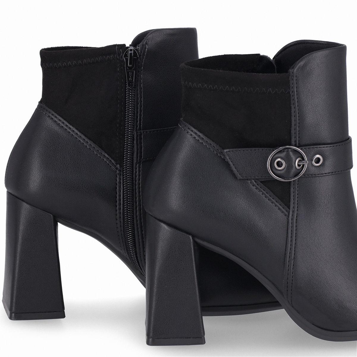 Botin Mujer Negro Boneca Piccadilly-4