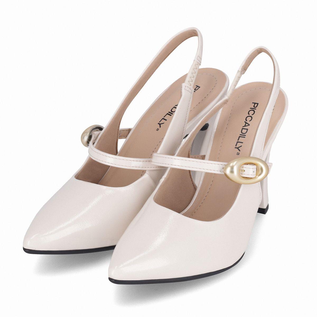 Zapato Mujer Crema/Charol Silvana 174 Piccadilly-1