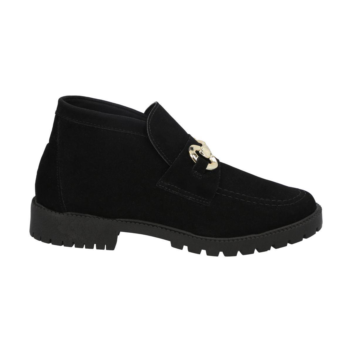 Mocasin Mujer Negro Ludmila Police-0
