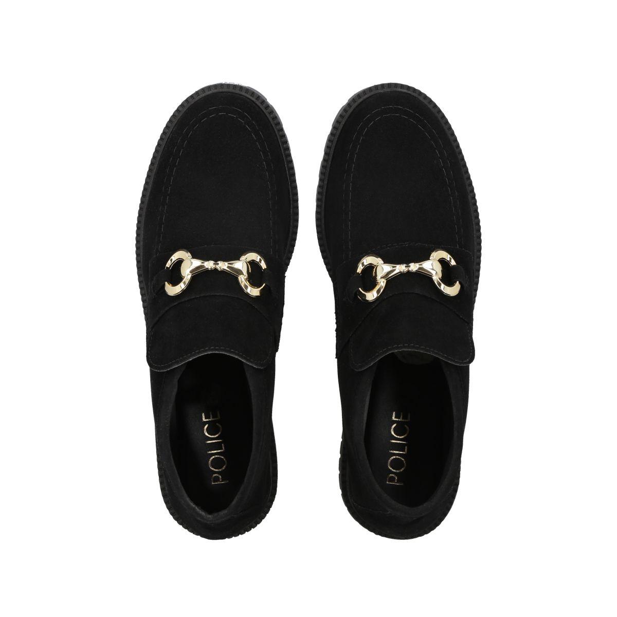 Mocasin Mujer Negro Ludmila Police-2