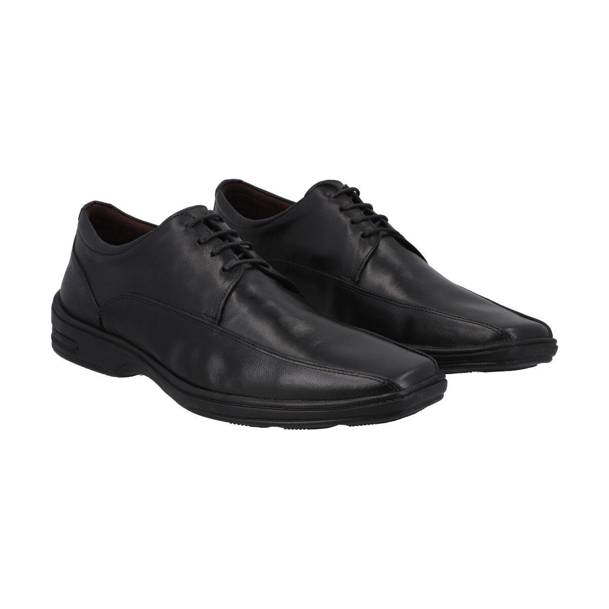 Zapato Formal Hombre Cuero 35 Negro Perlatto-3