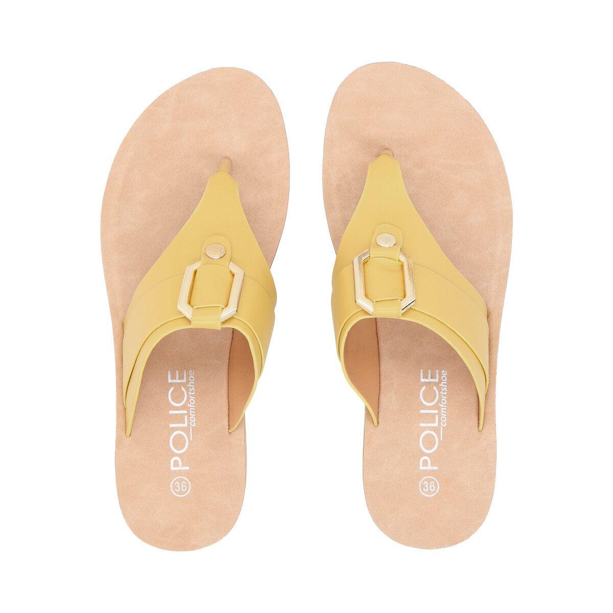 Sandalia Mujer Amarillo Sole  Police-1