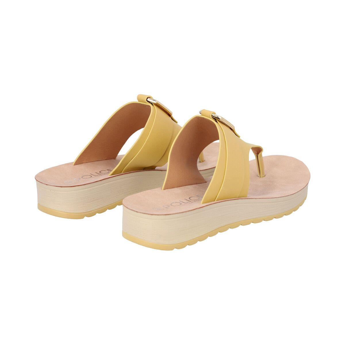 Sandalia Mujer Amarillo Sole  Police-4