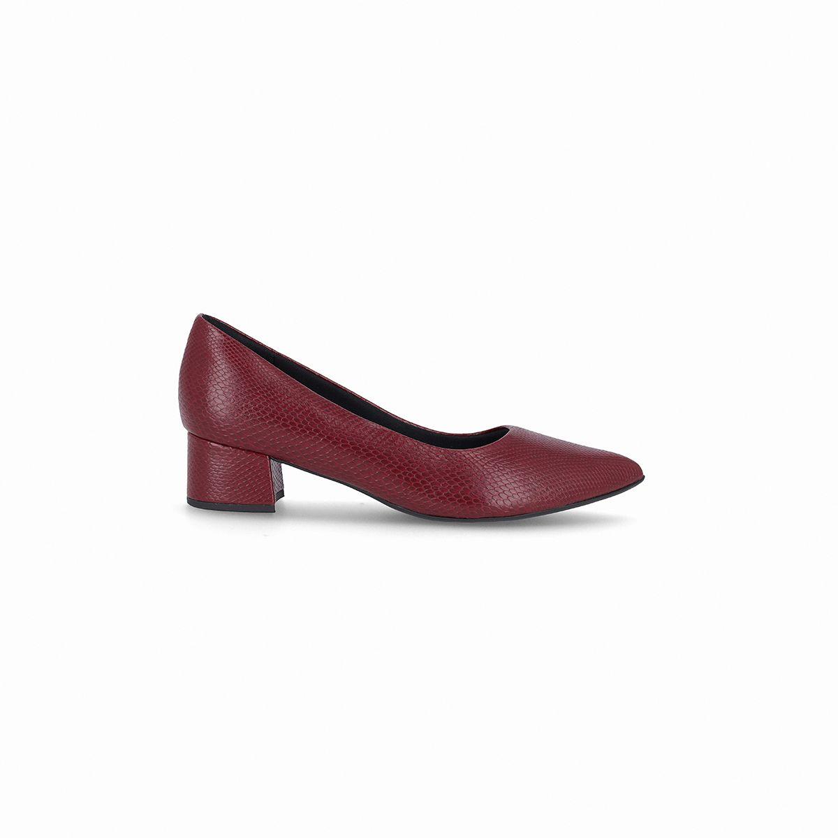 Zapato Mujer Vino/Snake Taci Piccadilly-0