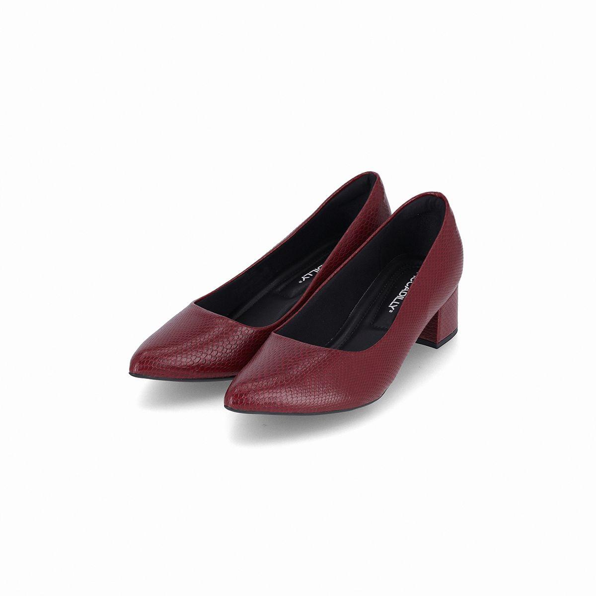 Zapato Mujer Vino/Snake Taci Piccadilly-1