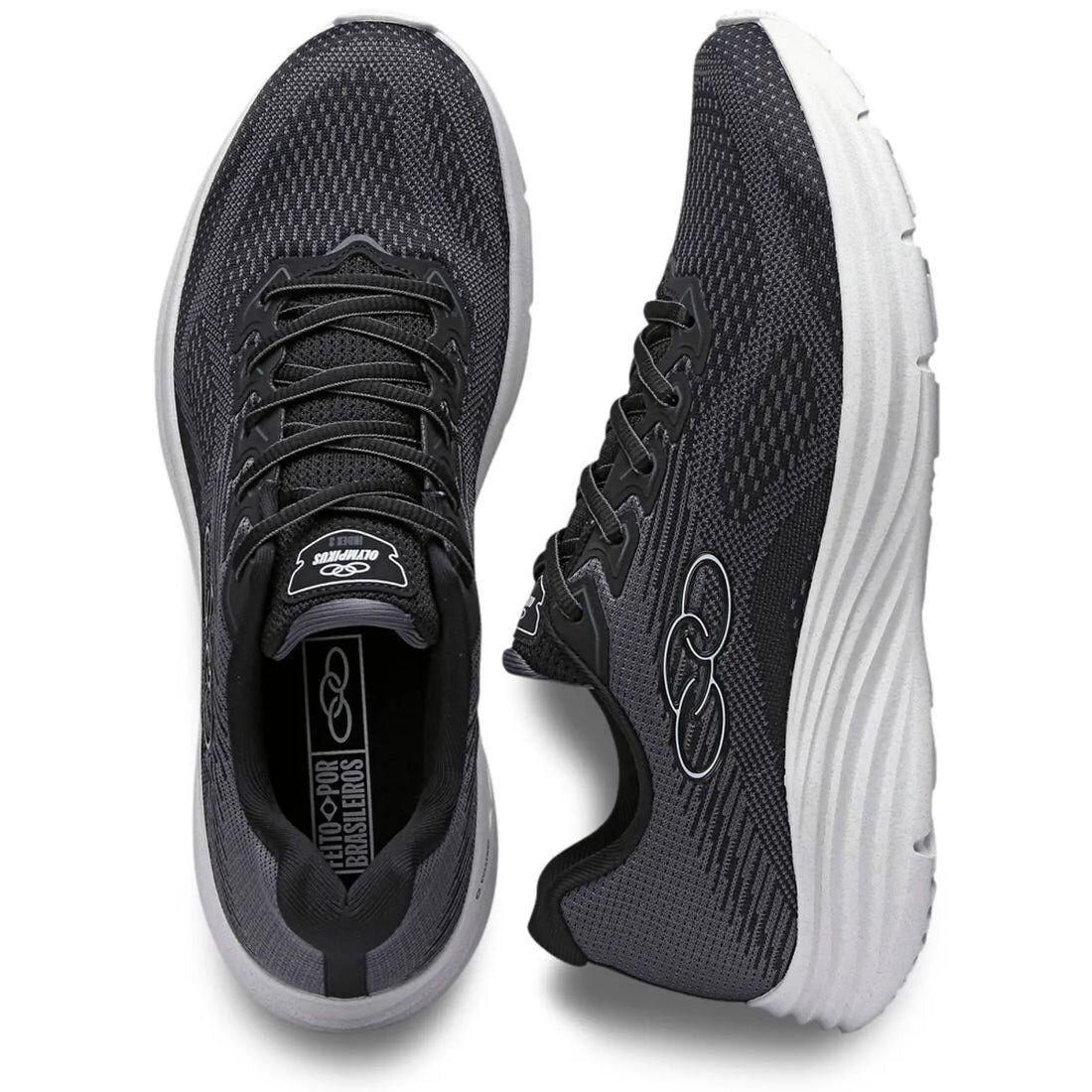 Zapatilla Hombre Index 3 Negro/Gris Olympikus-2