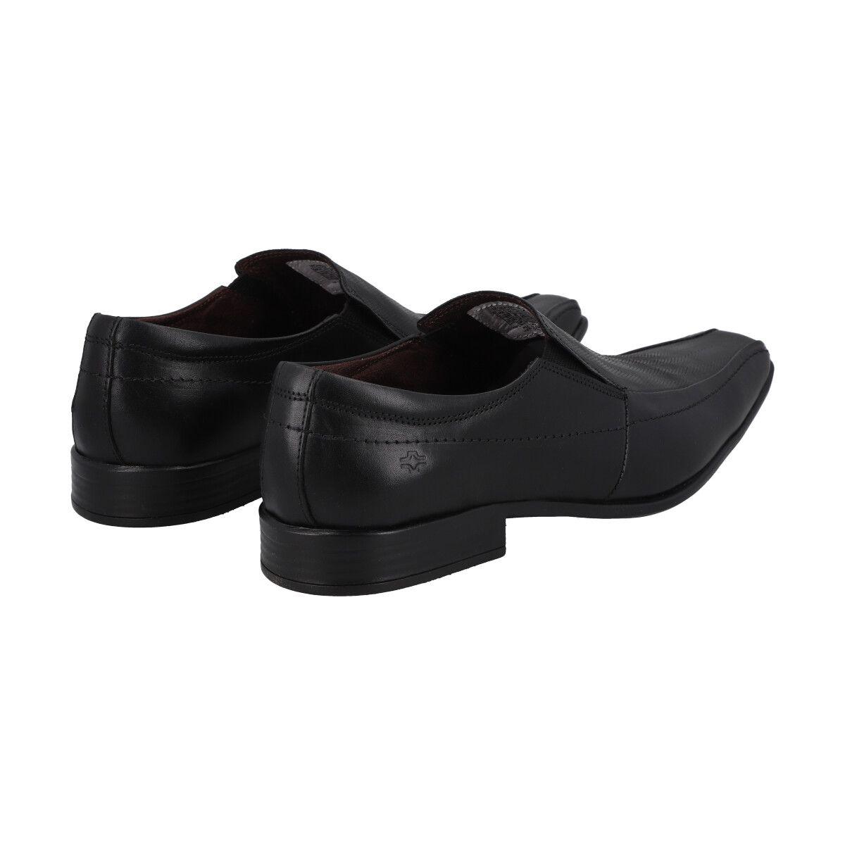Zapato  Hombre Cuero Negro Perlatto-2