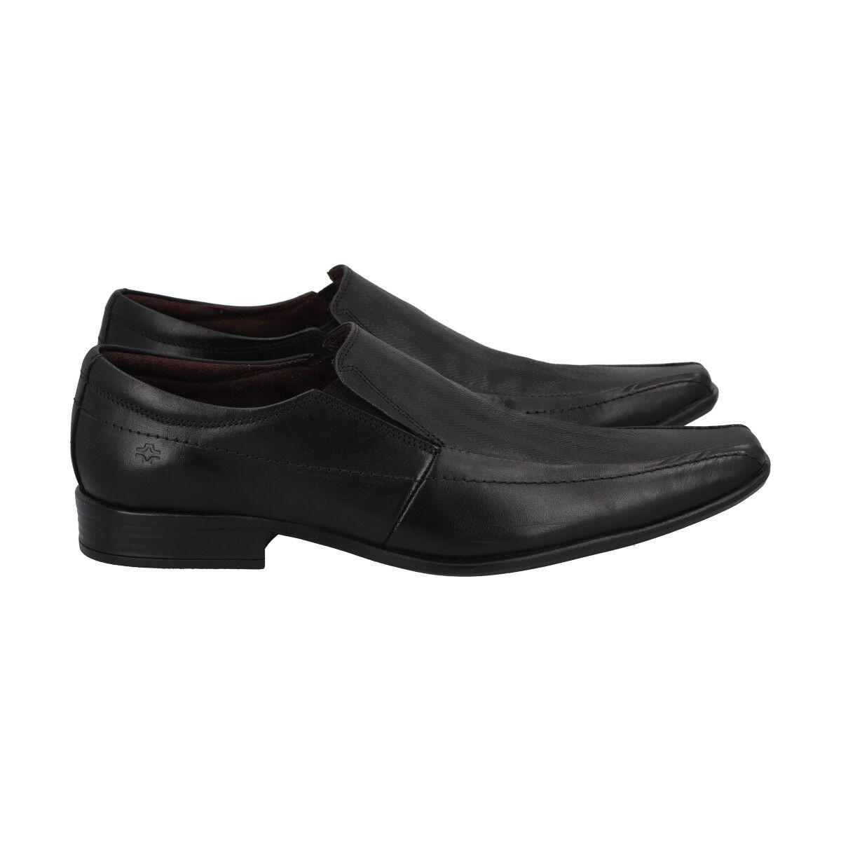 Zapato  Hombre Cuero Negro Perlatto-3