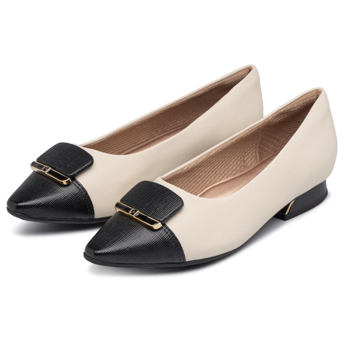 Zapato Mujer Negro/Hueso Silvia 688 Piccadilly-1
