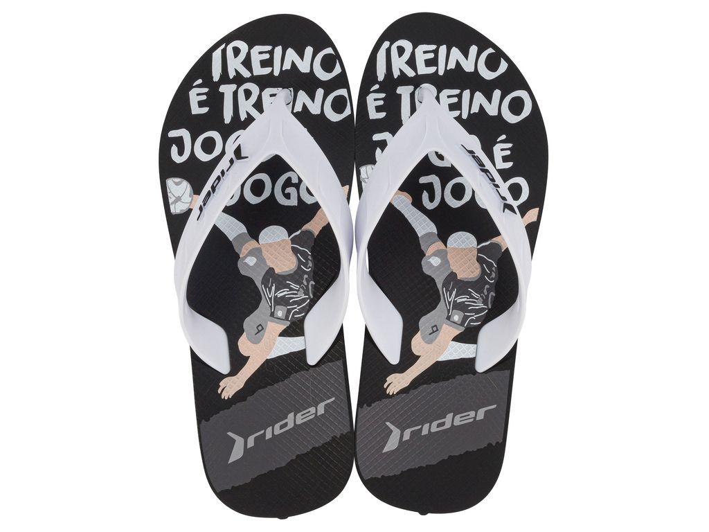 Sandalia Street Negro/Blanco  Rider-0
