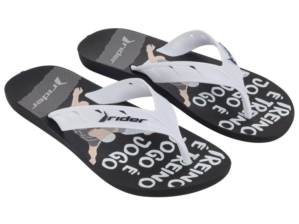 Sandalia Street Negro/Blanco  Rider-1