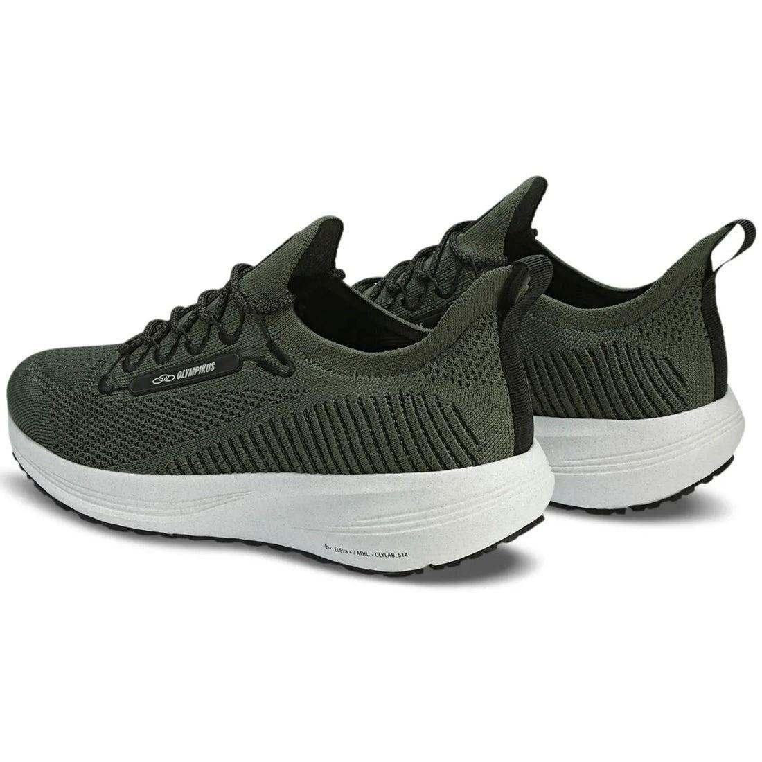 Zapatilla Running Hombre Subverse Verde Militar-1