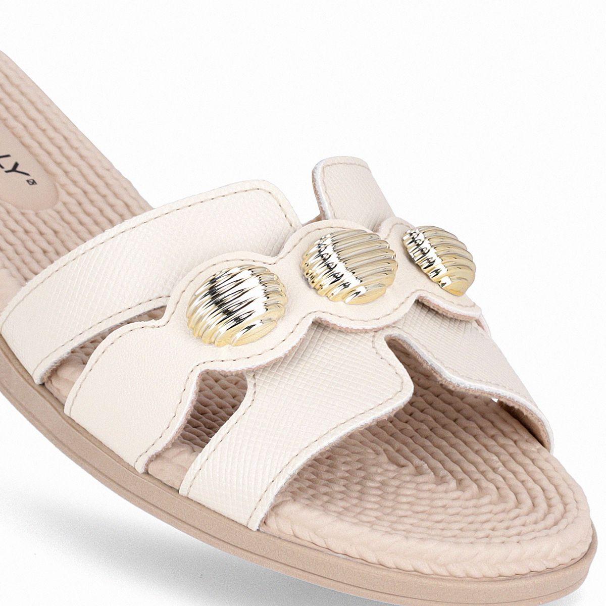 Sandalia Mujer Crema/Dorado Adla 176 Piccadilly-4