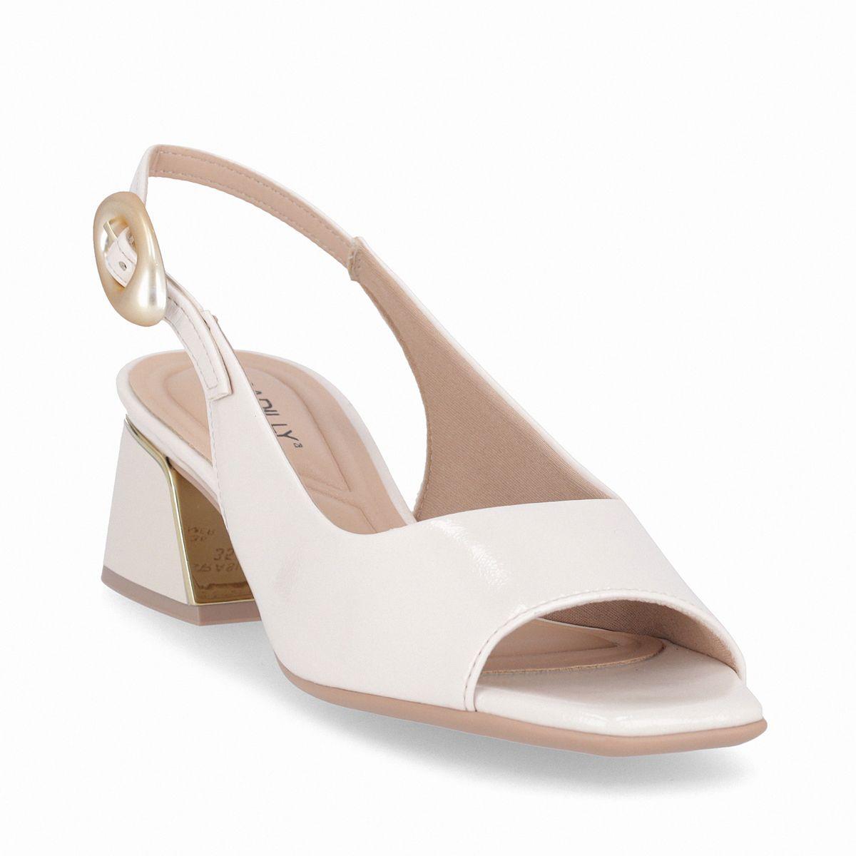 Sandalia Mujer Crema/Charol Renee 63  Piccadilly-3