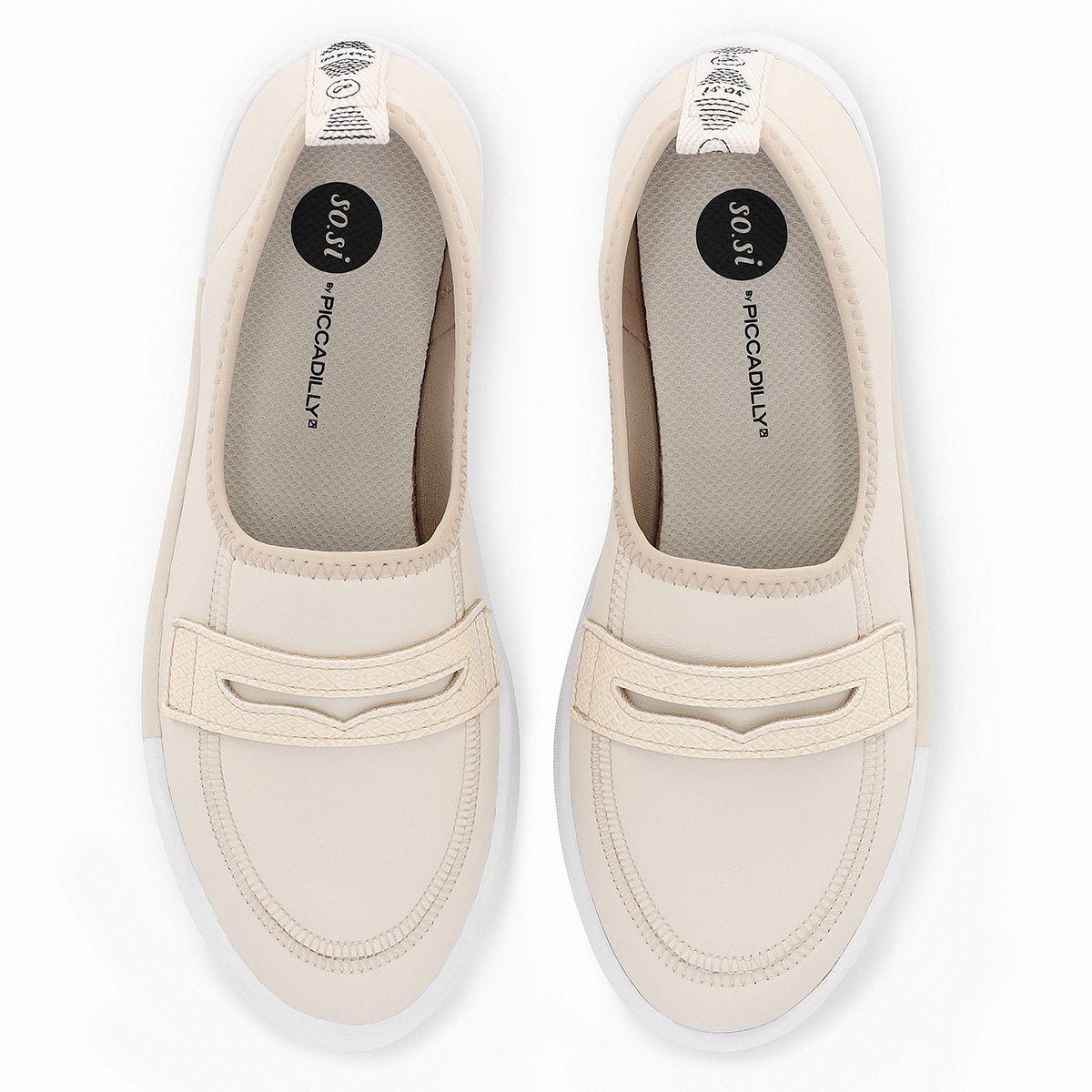 Zapatilla Mujer Blanco Roberta Piccadilly-3