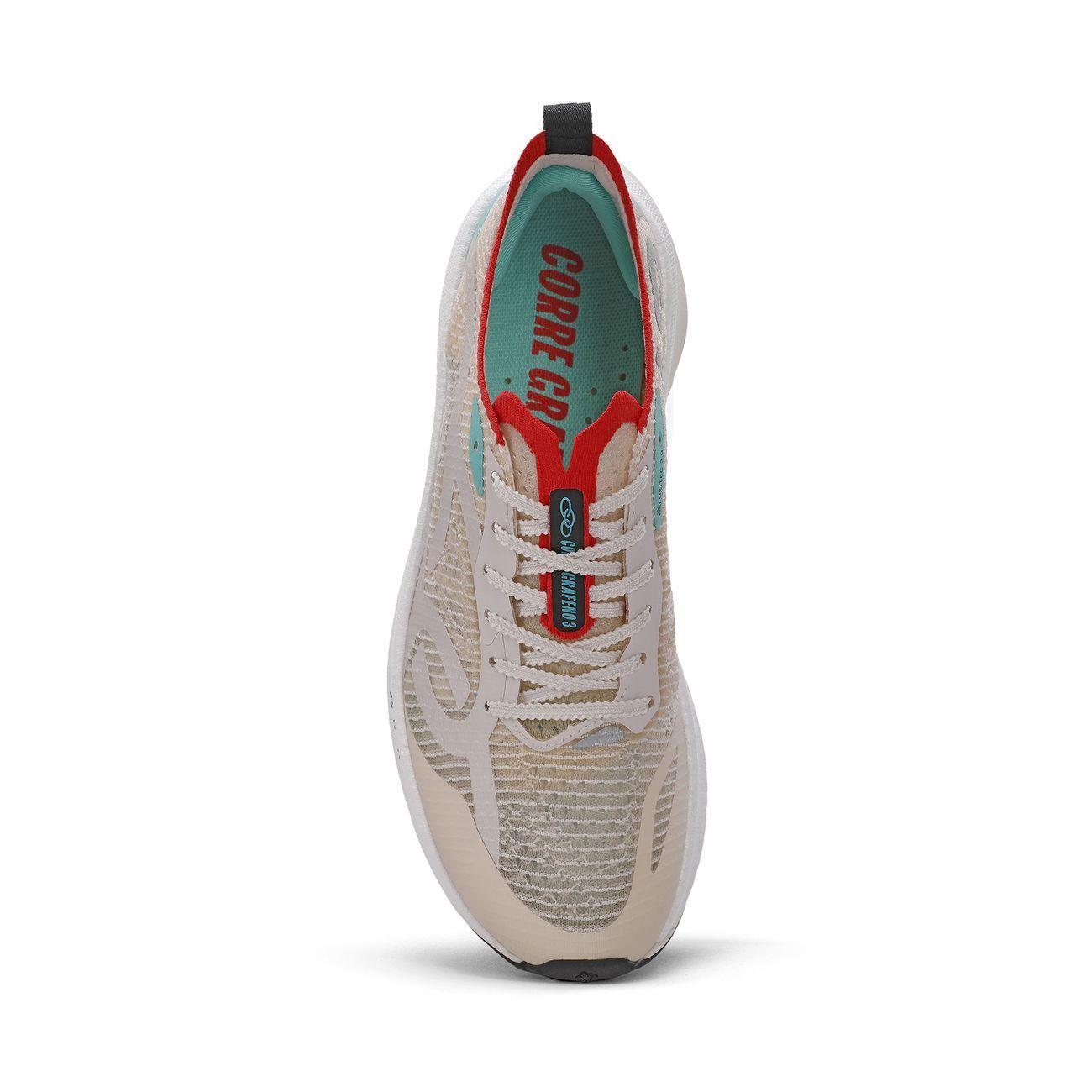 Zapatilla Running Hombre Corre Grafeno 3 Celeste/Rojo/Arena-3