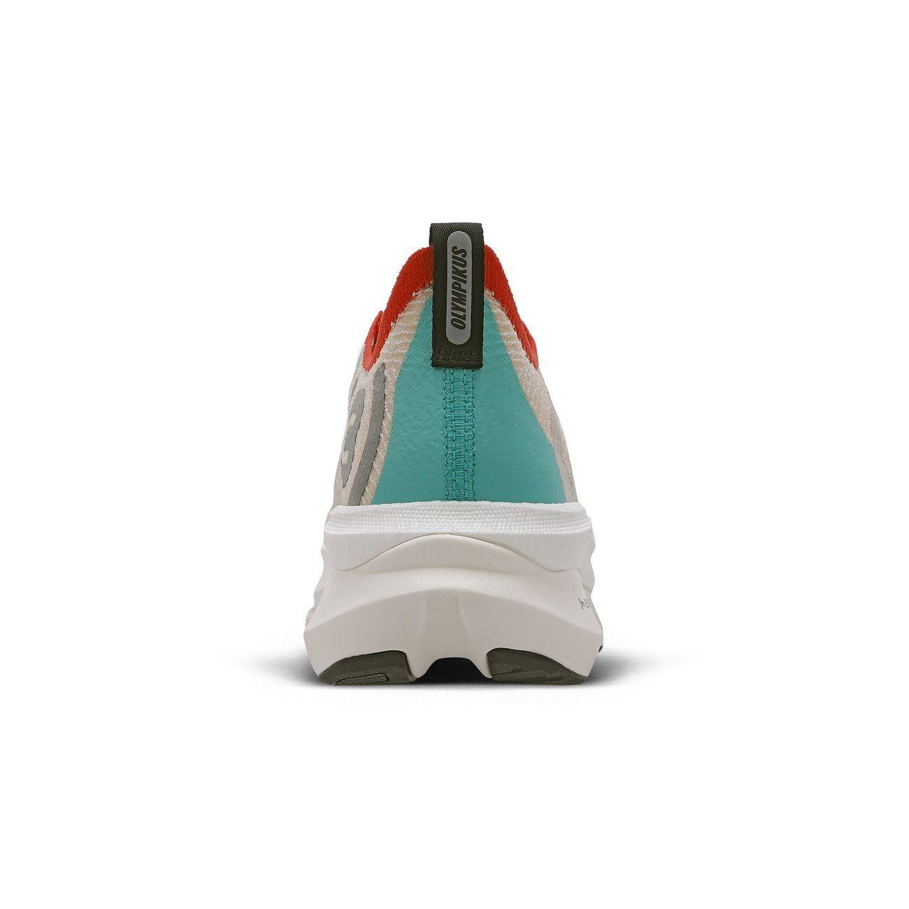 Zapatilla Running Hombre Corre Grafeno 3 Celeste/Rojo/Arena-5