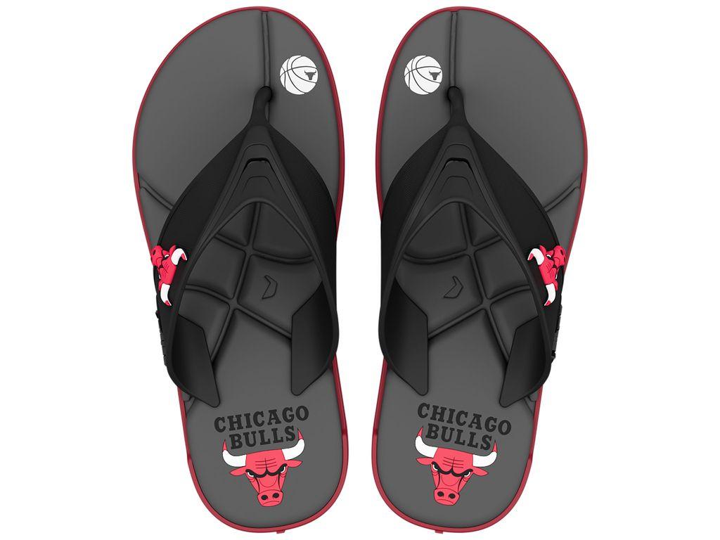 Sandalia Hombre Negro/Rojo Chicago Shot NBA Rider-0