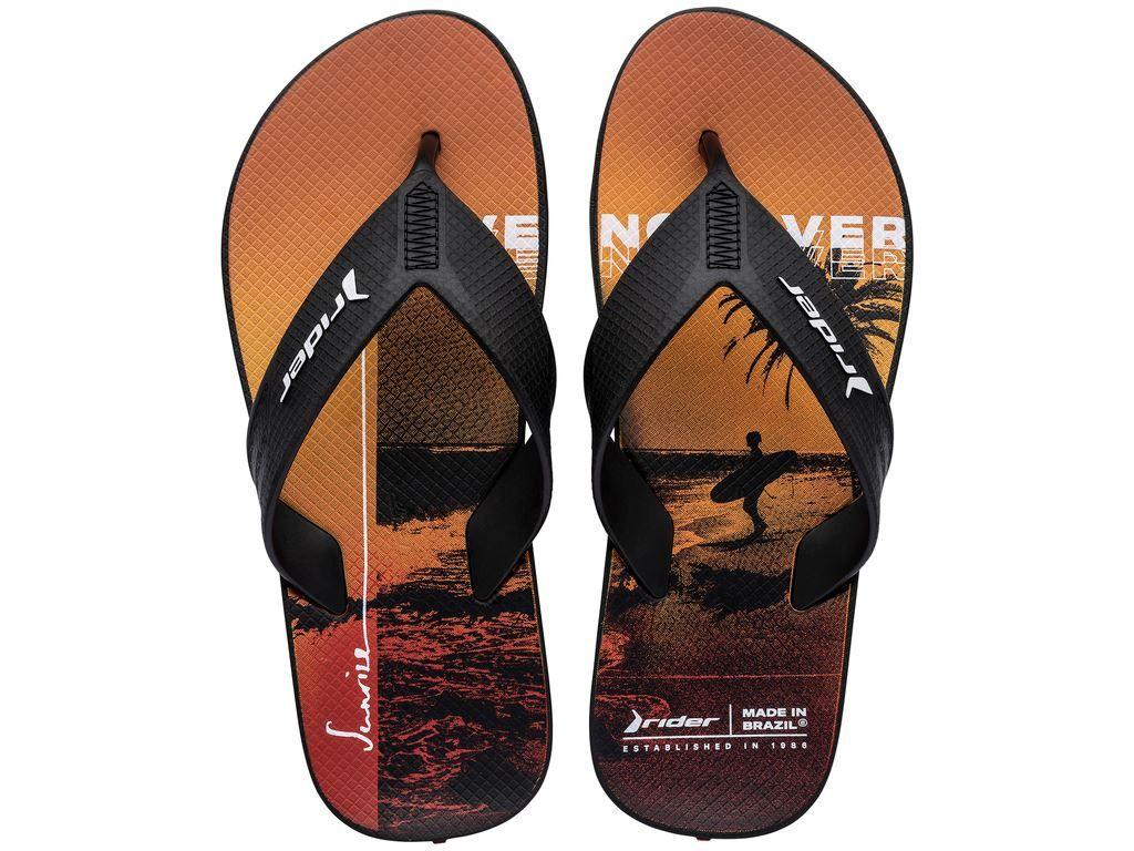 Sandalia Hombre Naranja Style Rider-0