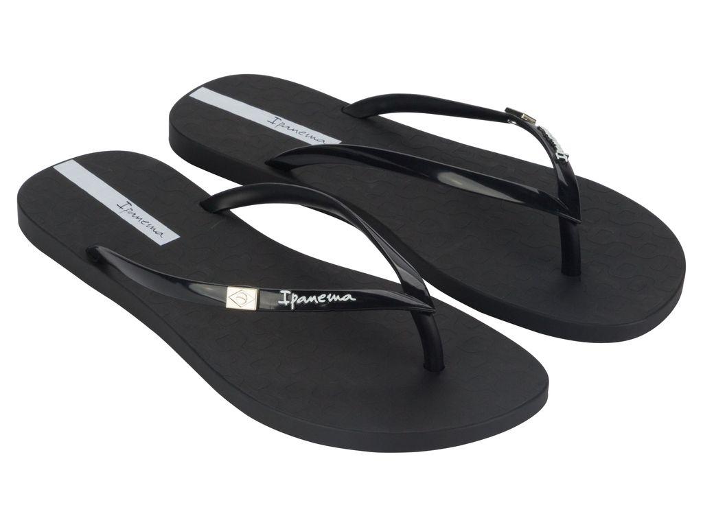 Sandalia Mujer Negro Brasil Chic Ipanema-1